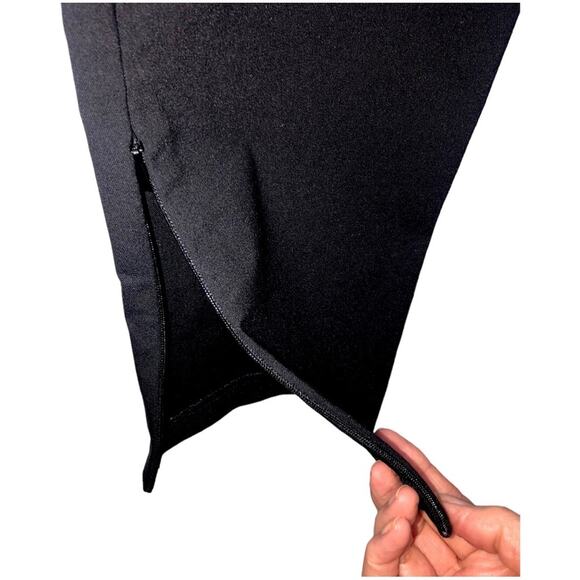 Rag & Bone Rebecca Split Zip Hem Pants Black 16 NWT - Picture 6 of 10